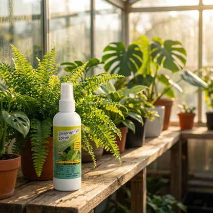 Instant green chlorophyll spray - gardening