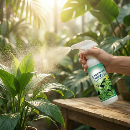 Instant green chlorophyll spray - gardening