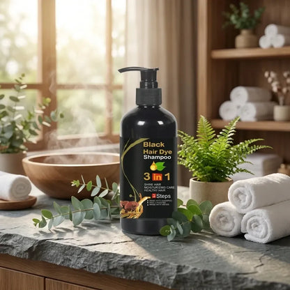Instant herbal hair dye