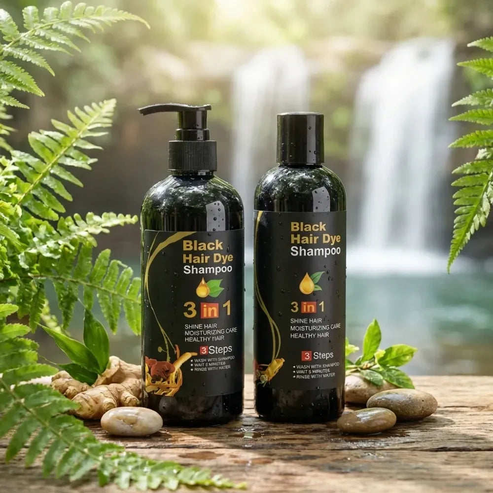Instant herbal hair dye
