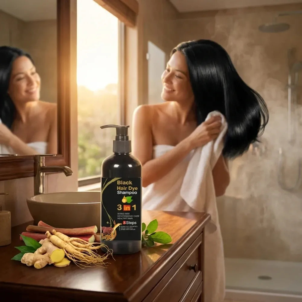 Instant herbal hair dye