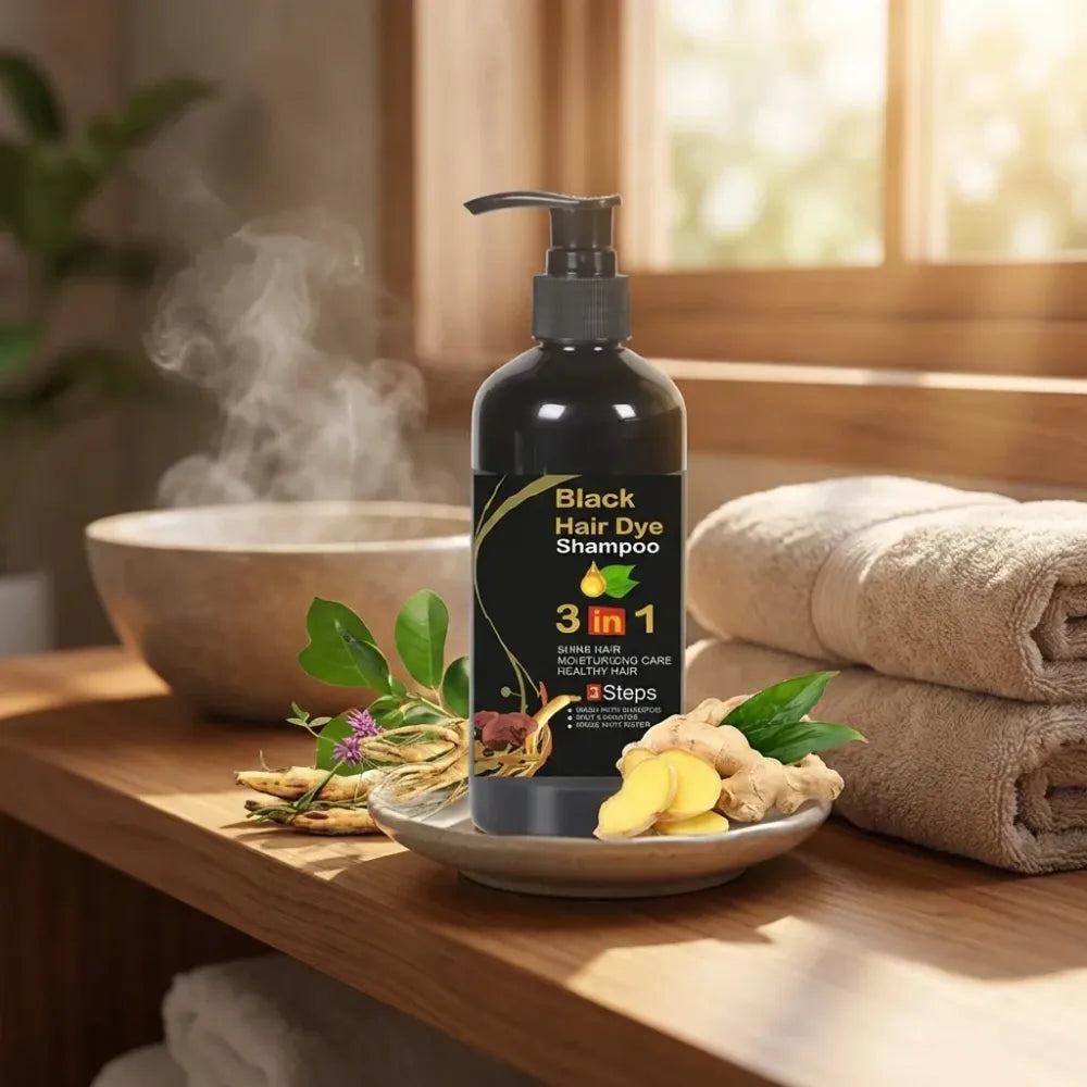 Instant herbal hair dye