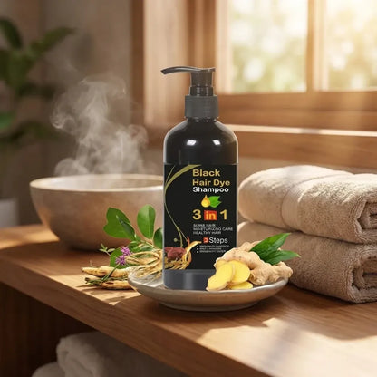 Instant herbal hair dye