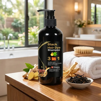Instant herbal hair dye