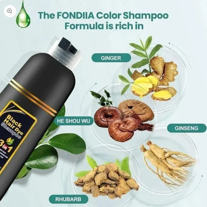 Instant herbal hair dye