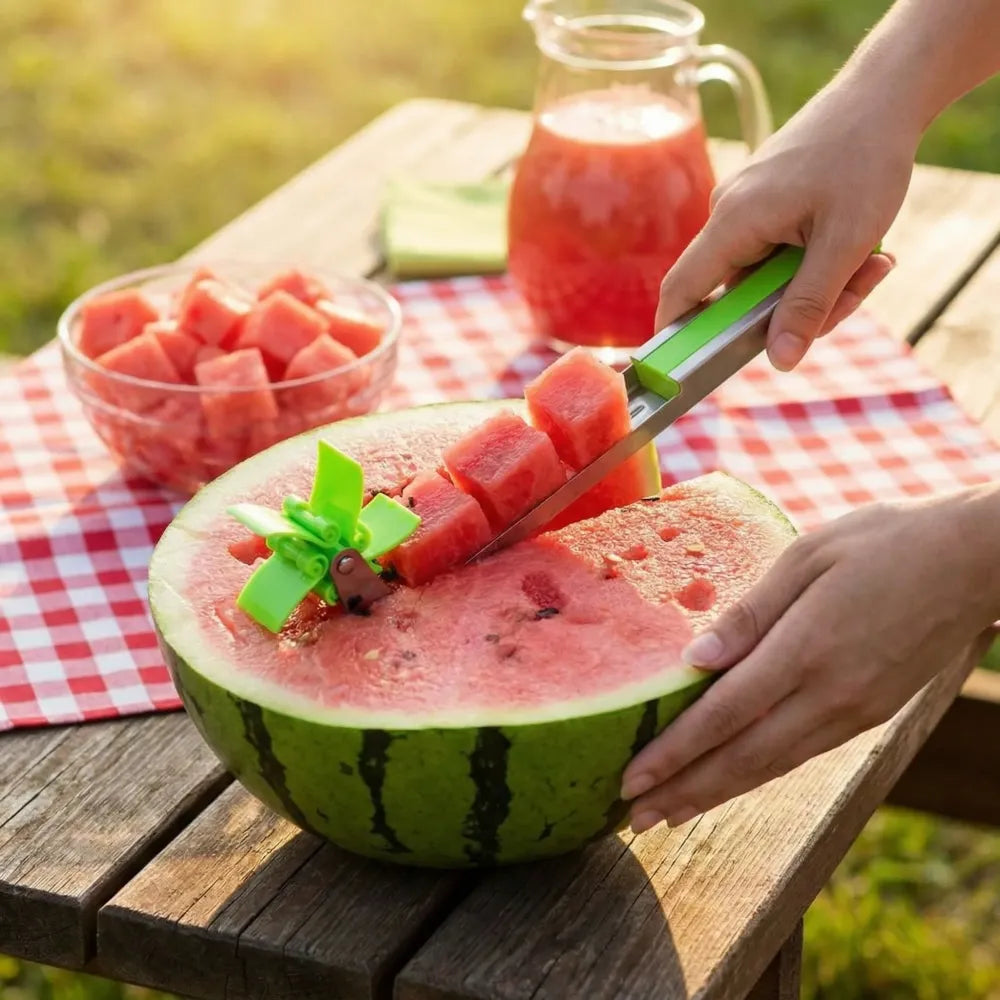 Instant watermelon cube cutter - potential heroes