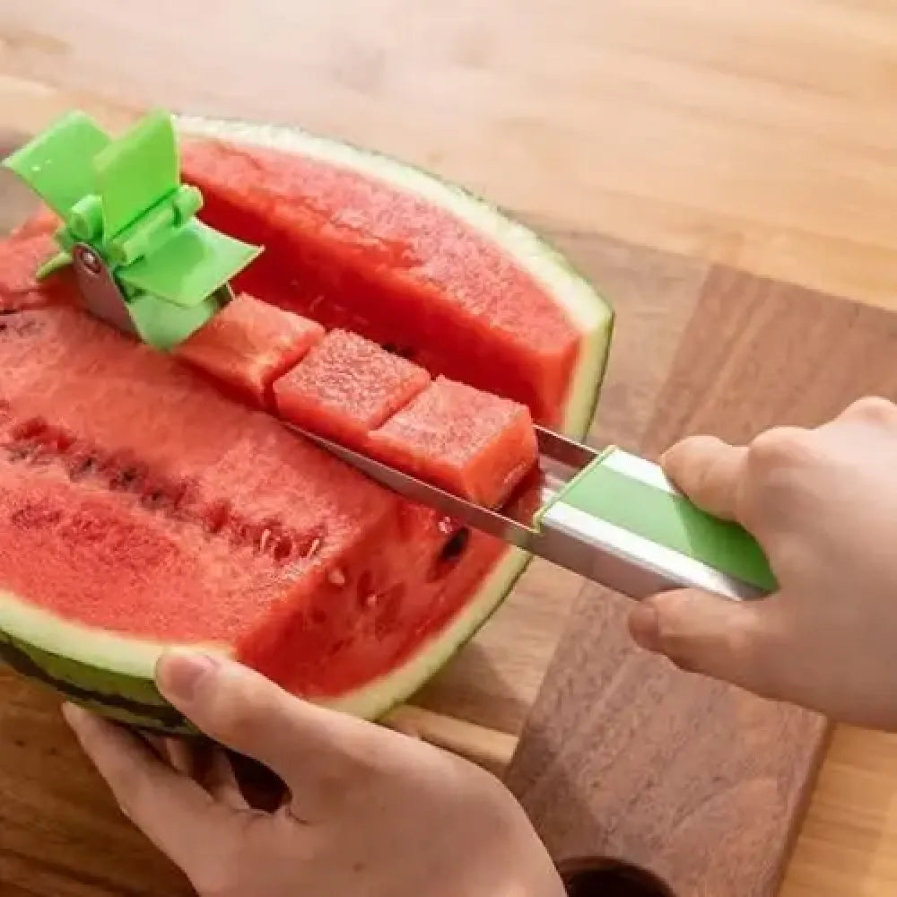 Instant watermelon cube cutter