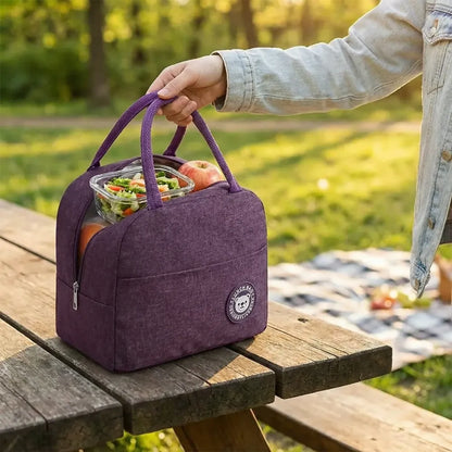 Insulated lunch bag with pockets - home & kitchen