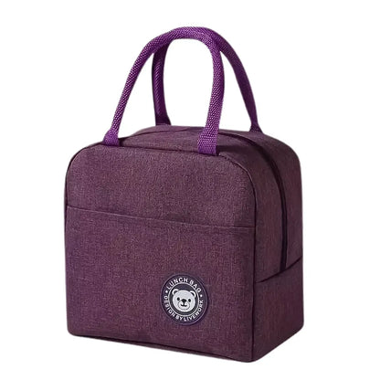 Insulated lunch bag with pockets - home & kitchen