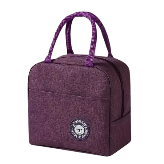Insulated lunch bag with pockets - home & kitchen