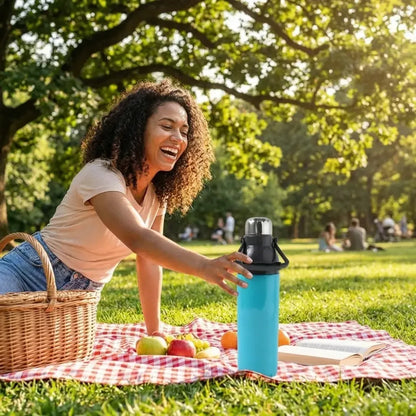 Insulated sports water bottle – 1100ml - home & kitchen