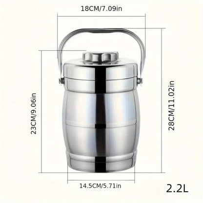 Insulated stainless steel lunch box - kitchen tool