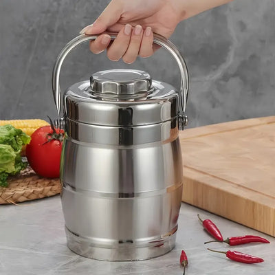 Insulated stainless steel lunch box - kitchen tool