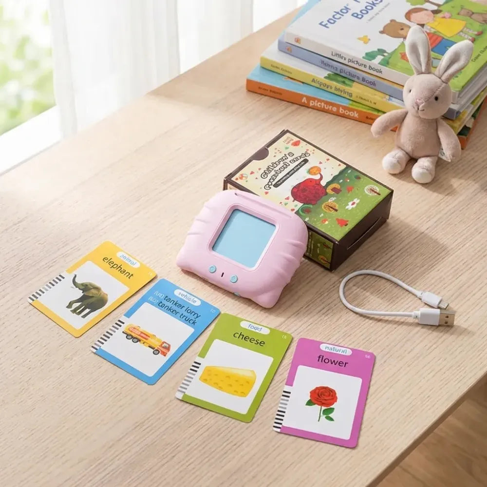 Interactive english flash cards - toys