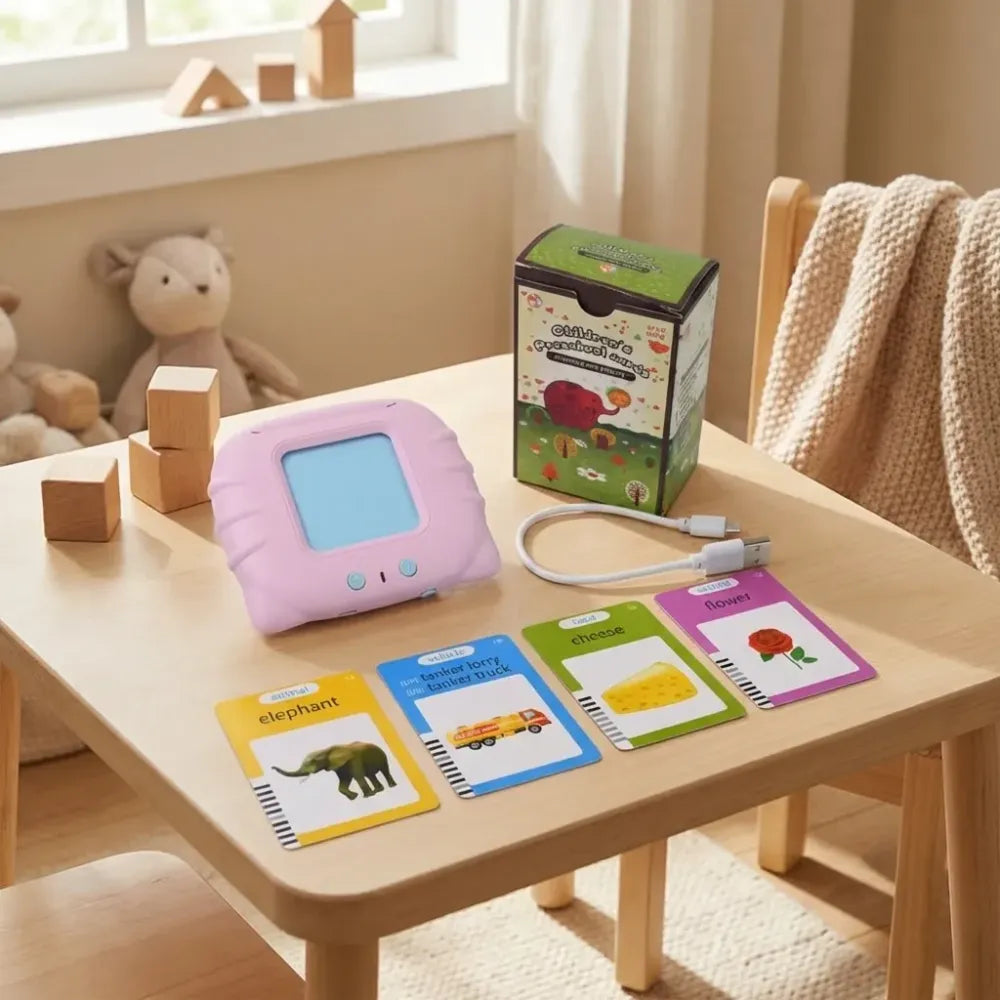 Interactive english flash cards - toys
