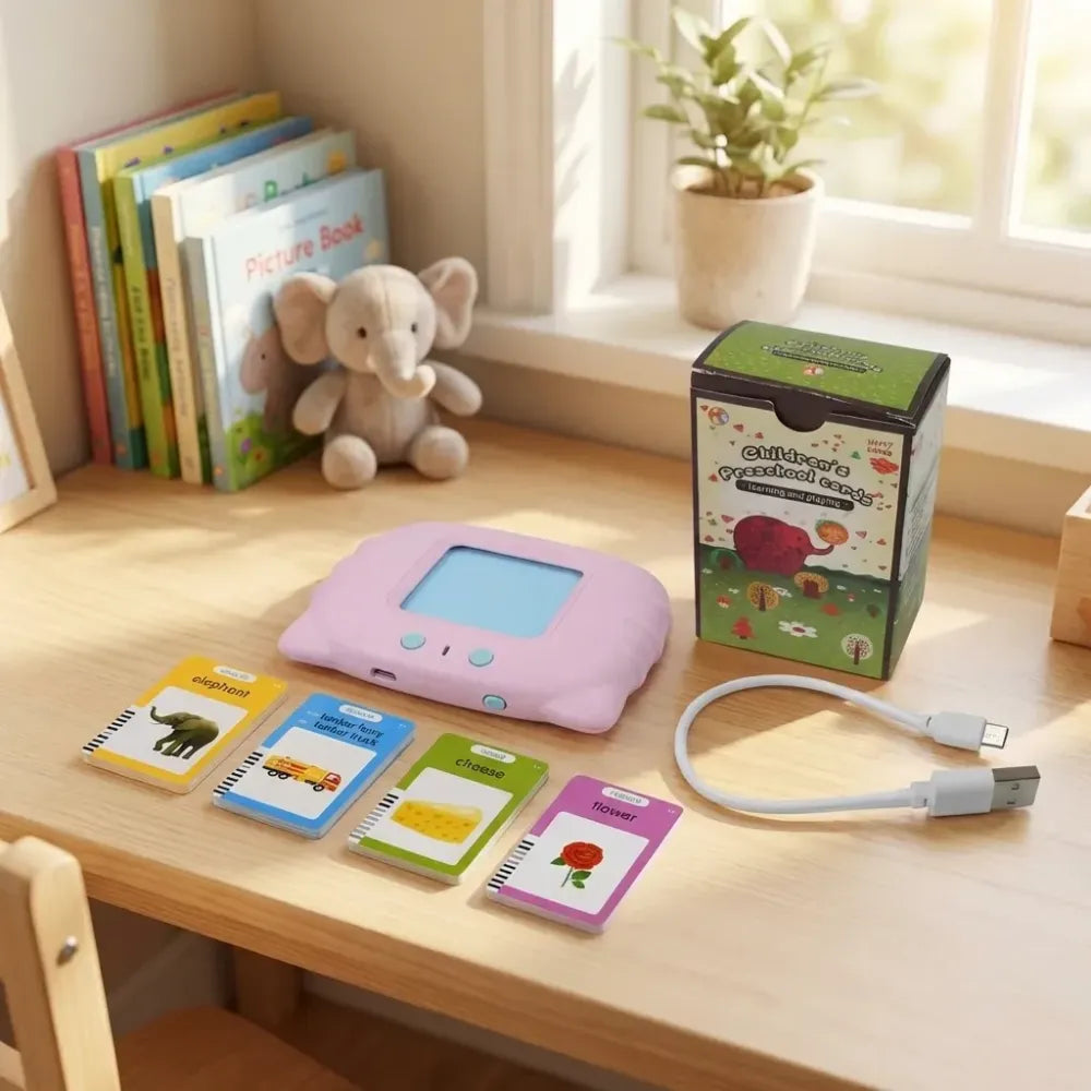 Interactive english flash cards - toys