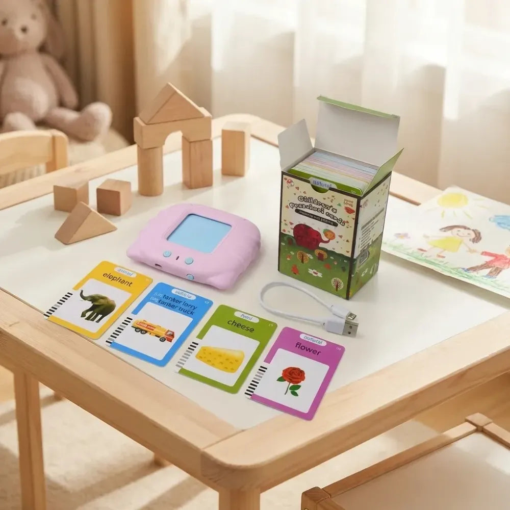 Interactive english flash cards - toys