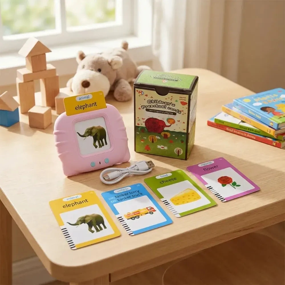Interactive english flash cards - toys