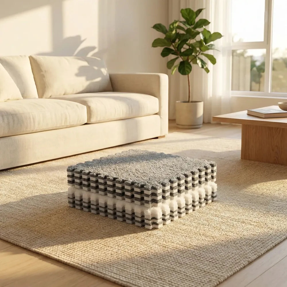 Interlocking foam carpet tiles - potential heroes