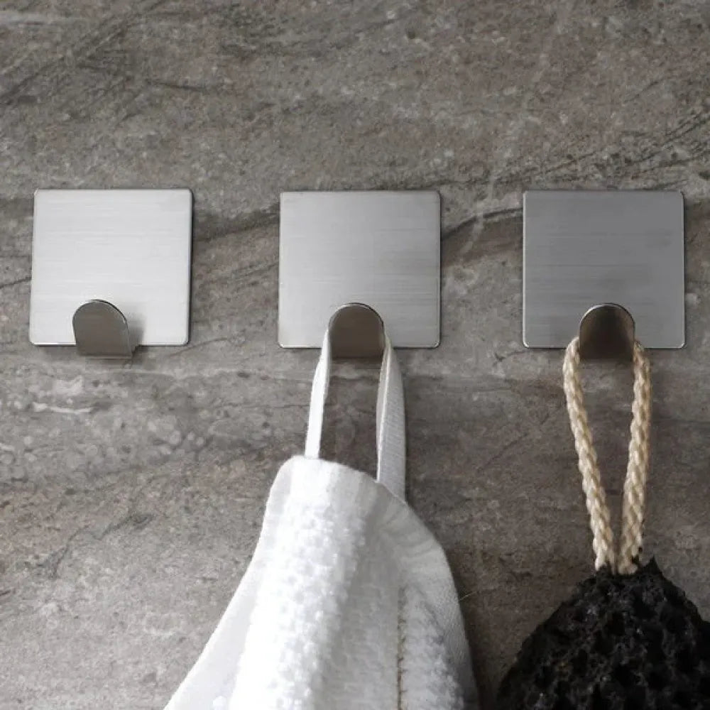 Invisible adhesive hooks