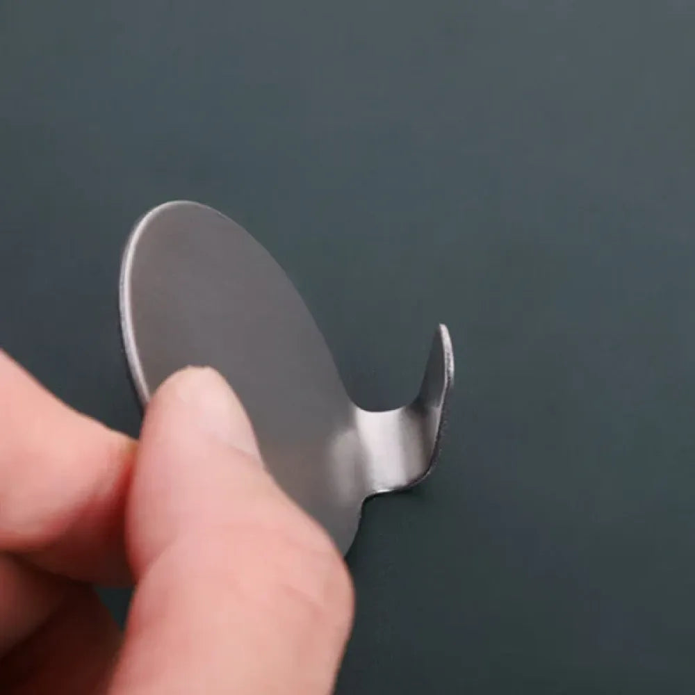 Invisible adhesive hooks