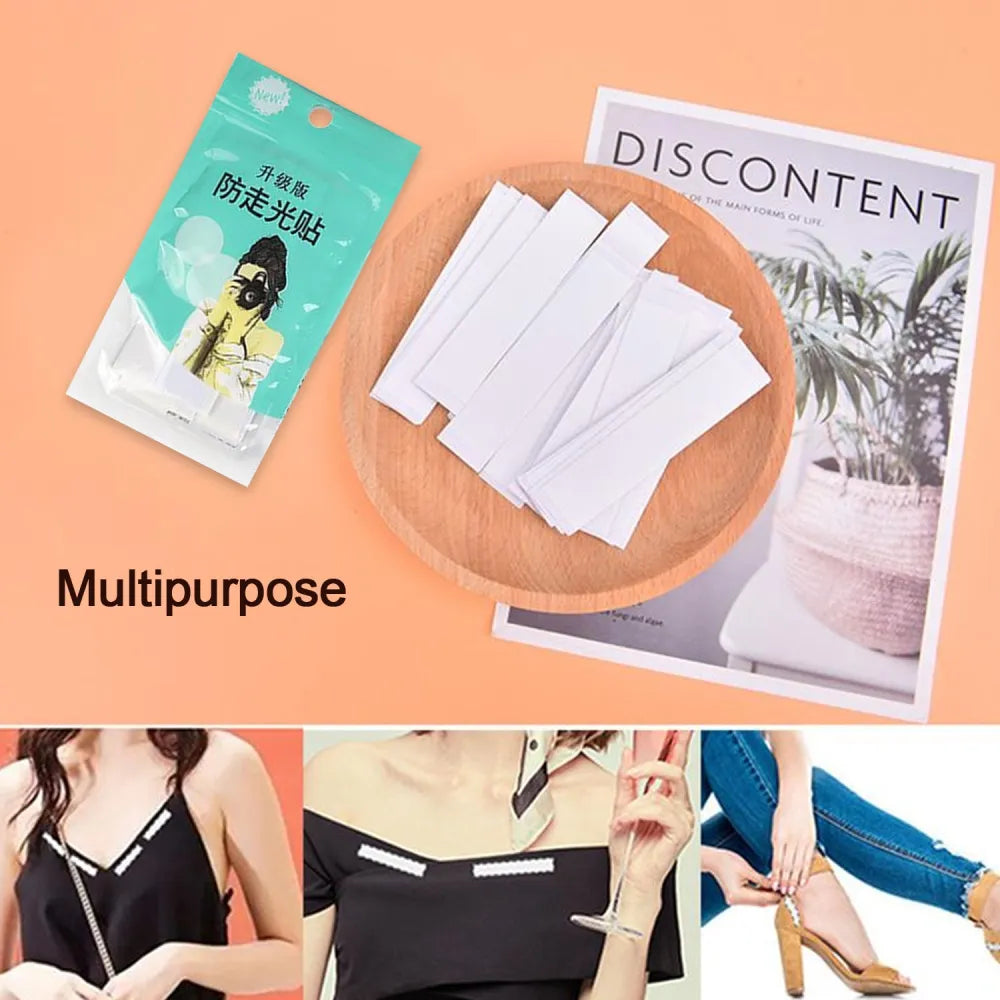 Invisible clothing secure tape - health care