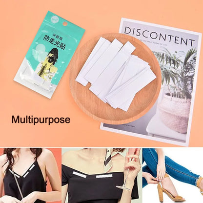 Invisible clothing secure tape - health care