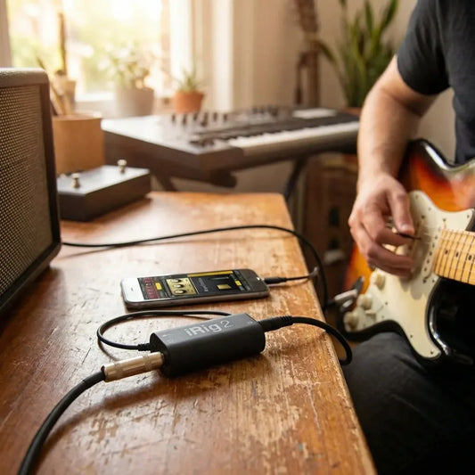 Irig audio guitar interface amp converter