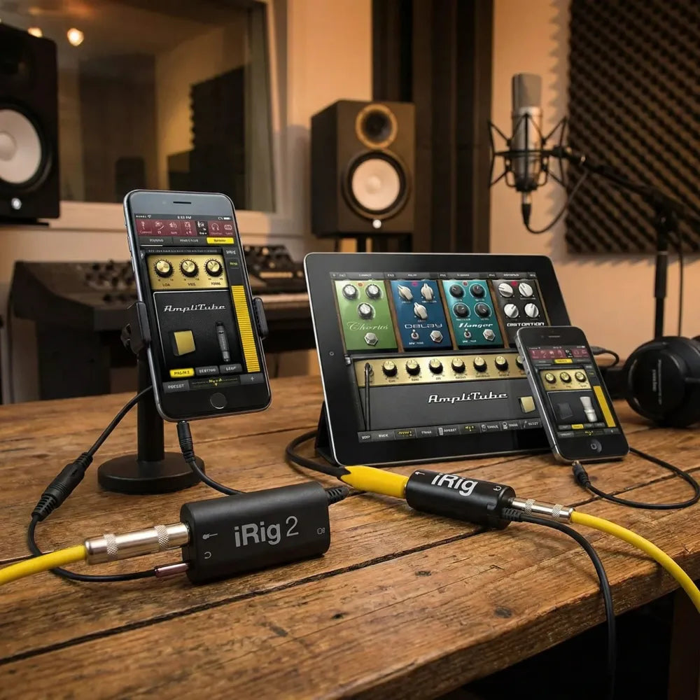 Irig audio guitar interface amp converter