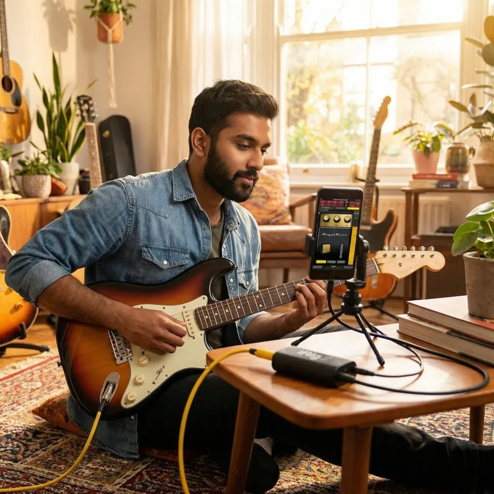 Irig audio guitar interface amp converter