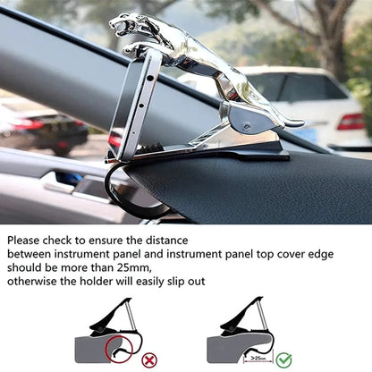 Jaguar dashboard phone holder for car