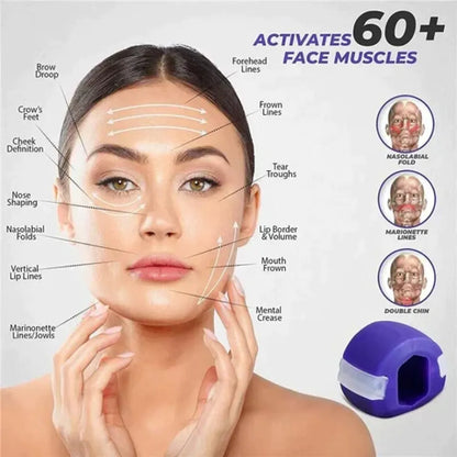 Face muscle exerciser.