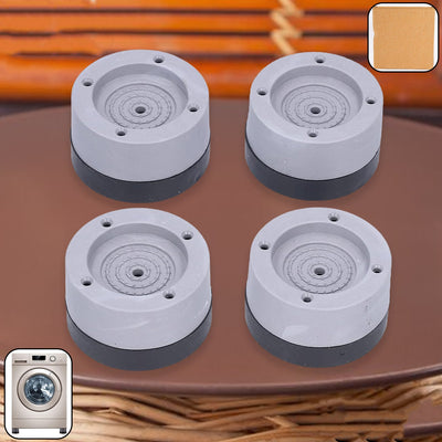 Round Washing Machine Support Pad (4 Pcs Set) - Home Improvement