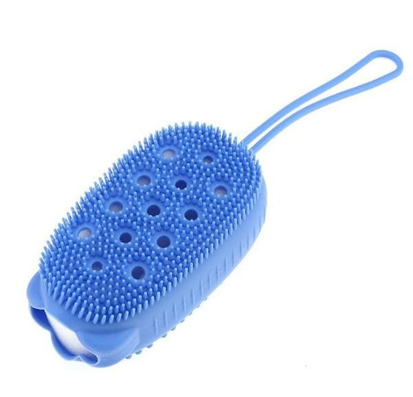 Silicone body scrubber brush