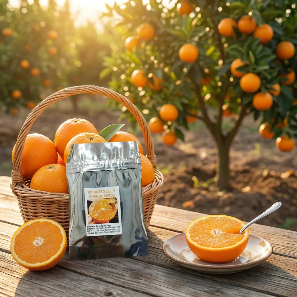 Jelly orange seeds