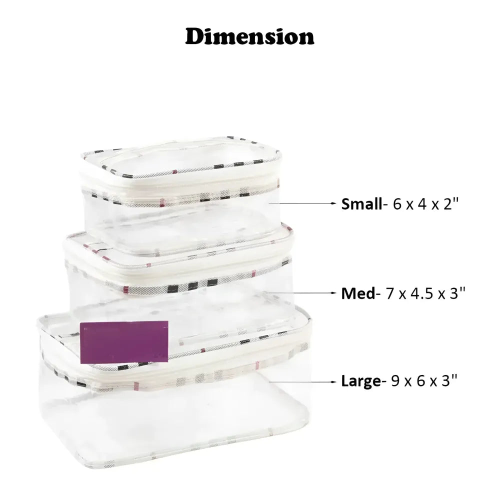 Jewelry organizer pouch – set of 3