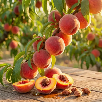 Juicy peach tree seeds - gardening