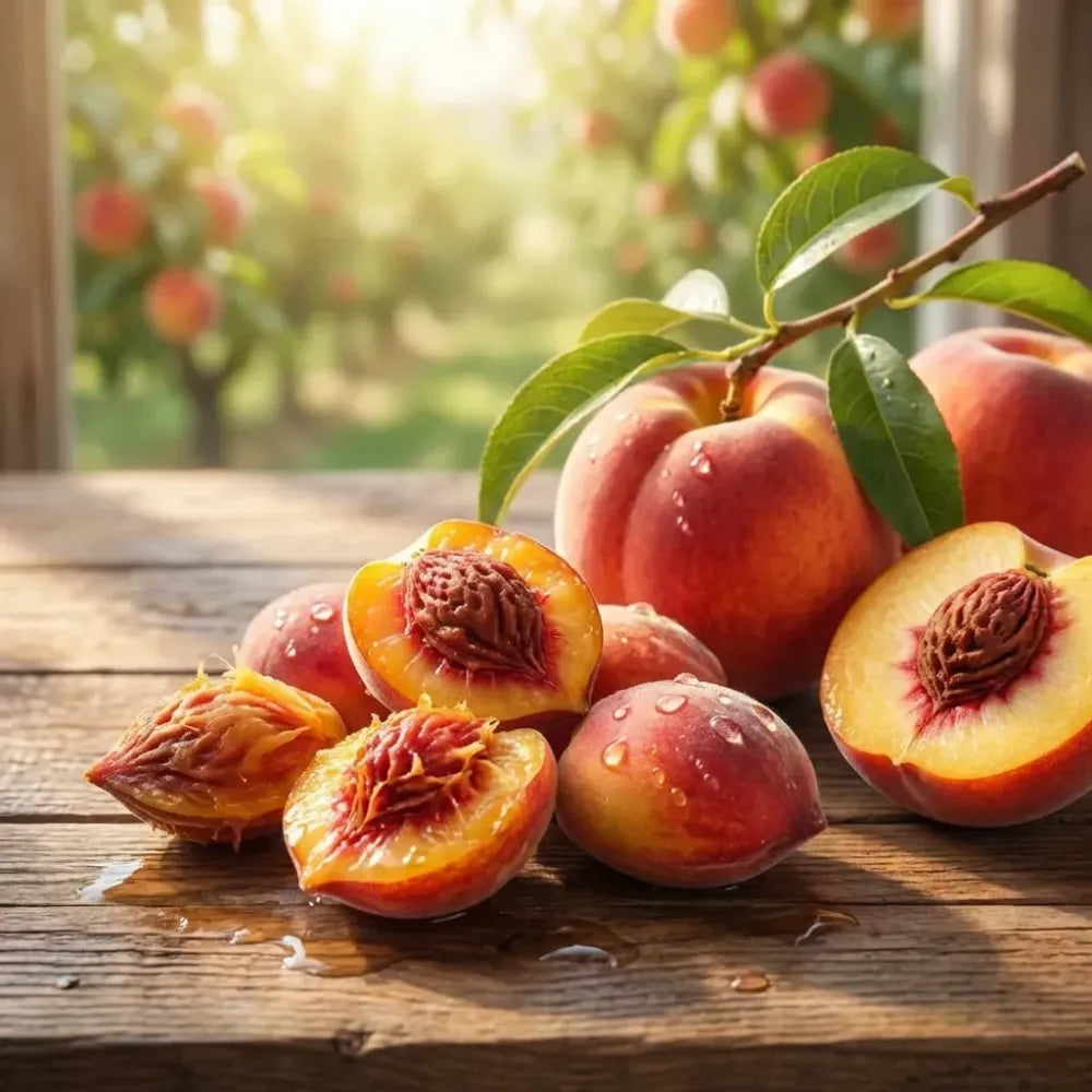 Juicy peach tree seeds - gardening
