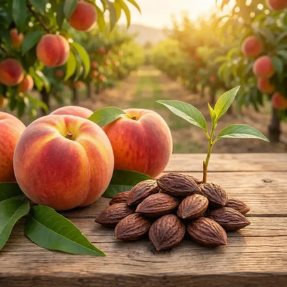 Juicy peach tree seeds - gardening