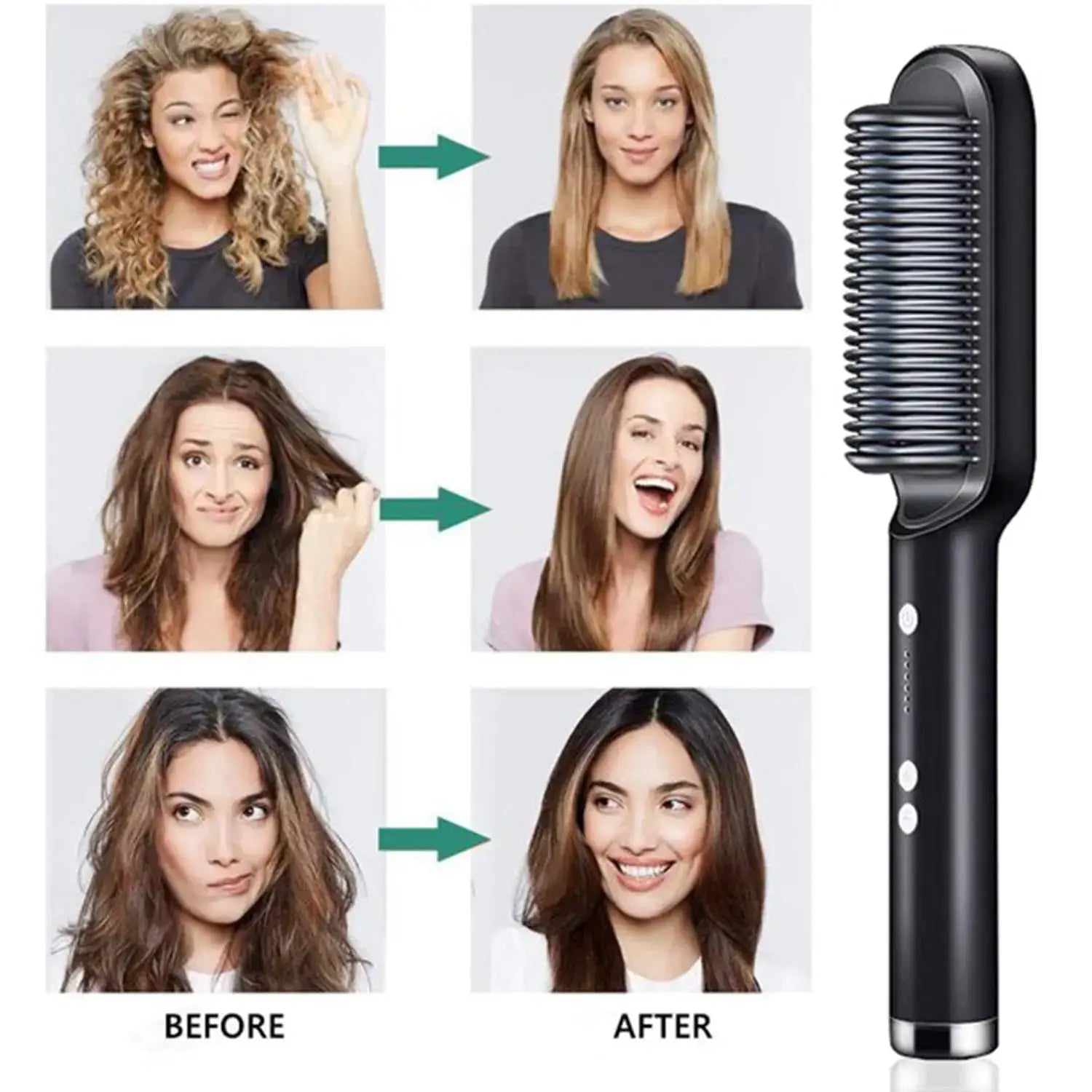Keratin infused hair straightener