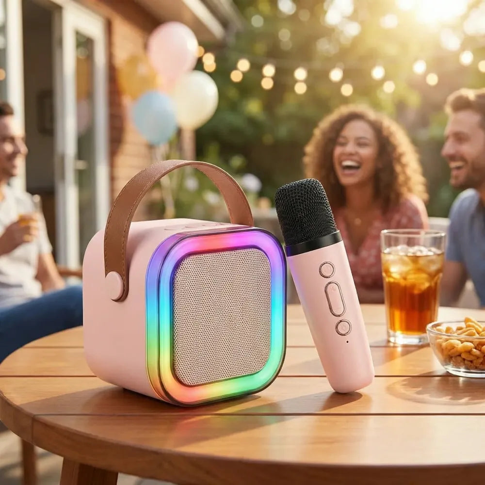 Karaoke bluetooth speaker