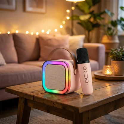 Karaoke bluetooth speaker