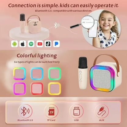 Karaoke bluetooth speaker