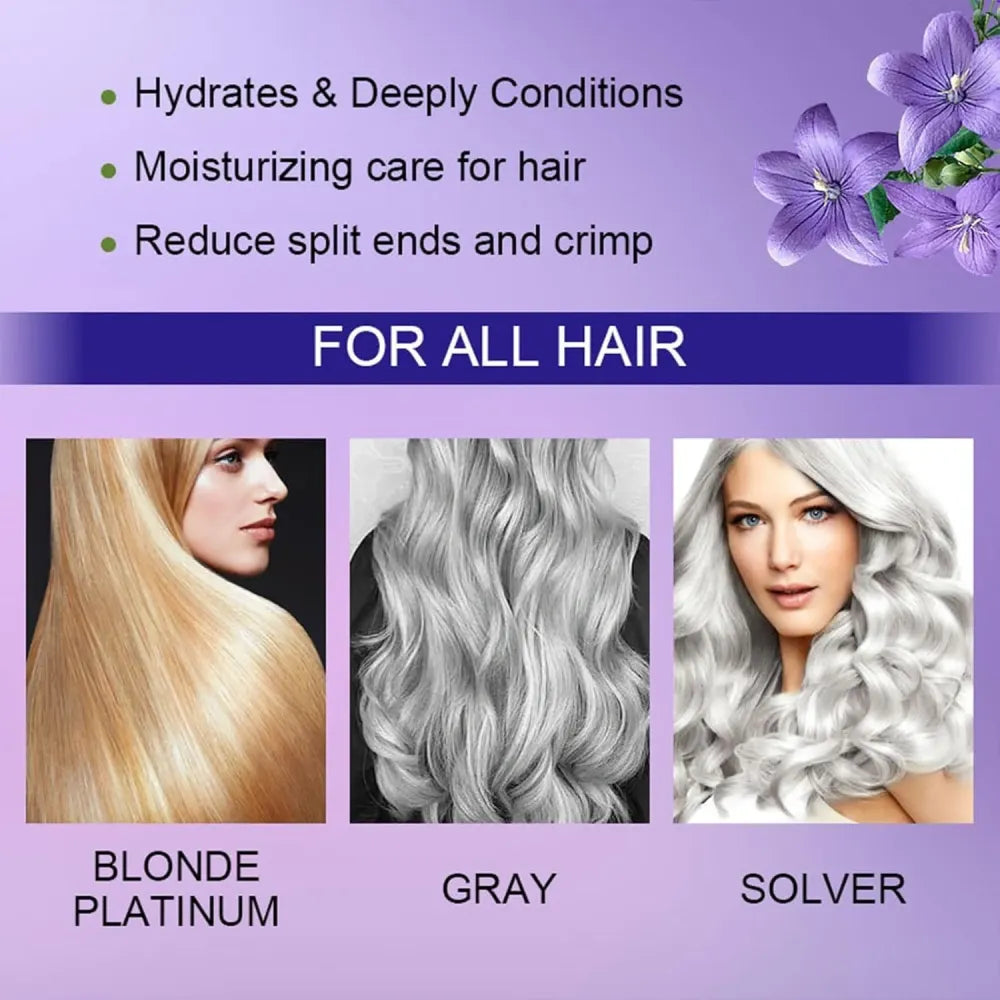 Keratin purple & blue hair mask (pack of 2)