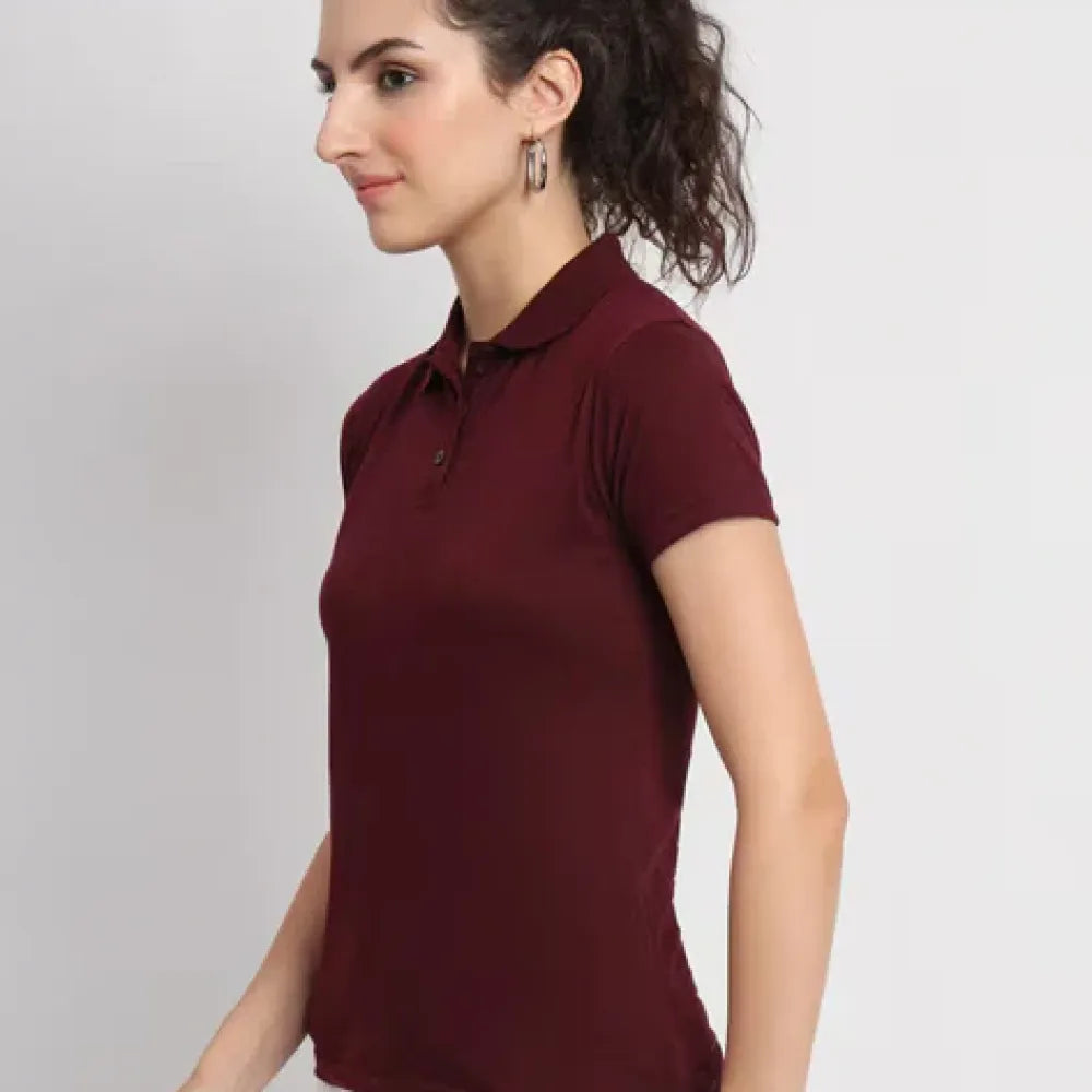 Ketex maroon polo t-shirt