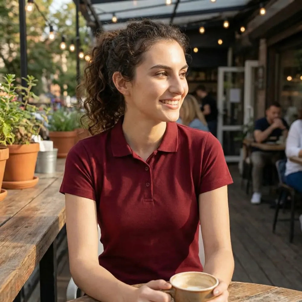 Ketex maroon polo t-shirt