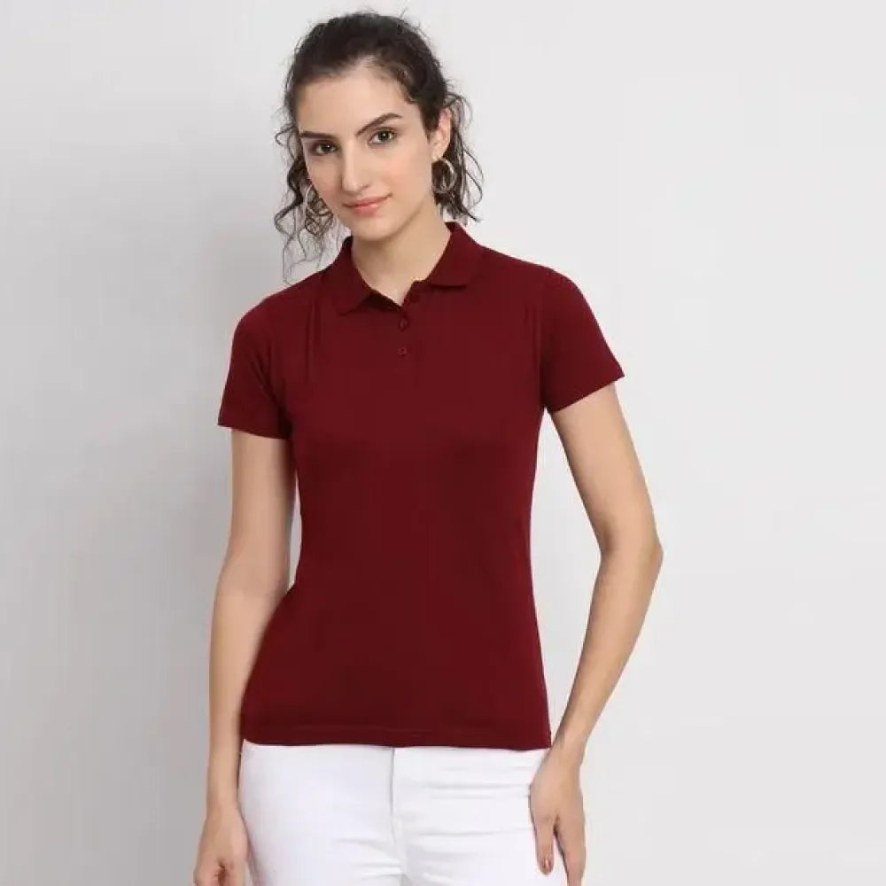 Ketex maroon polo t-shirt