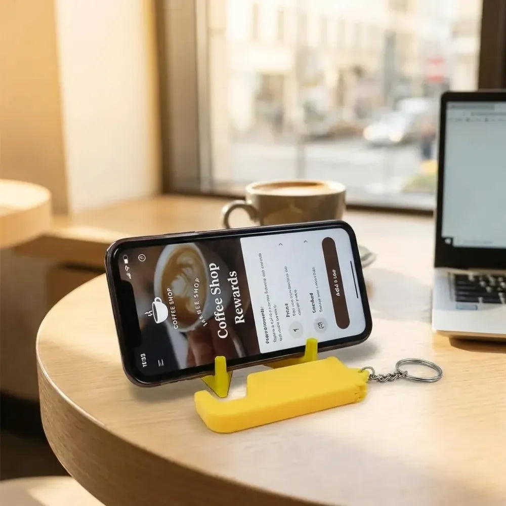 Keychain mobile stand holder - home improvement