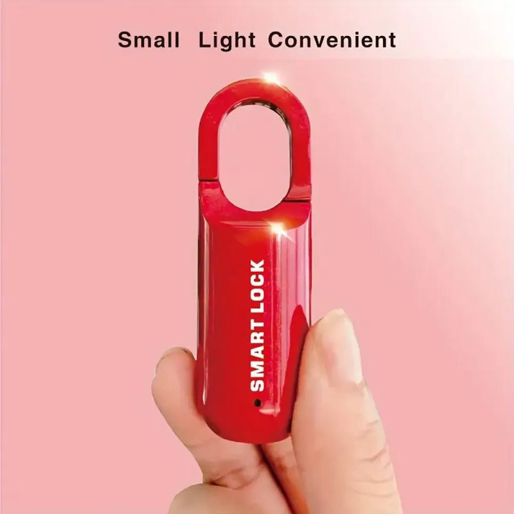 Keyless fingerprint padlock – secure & portable - home improvement