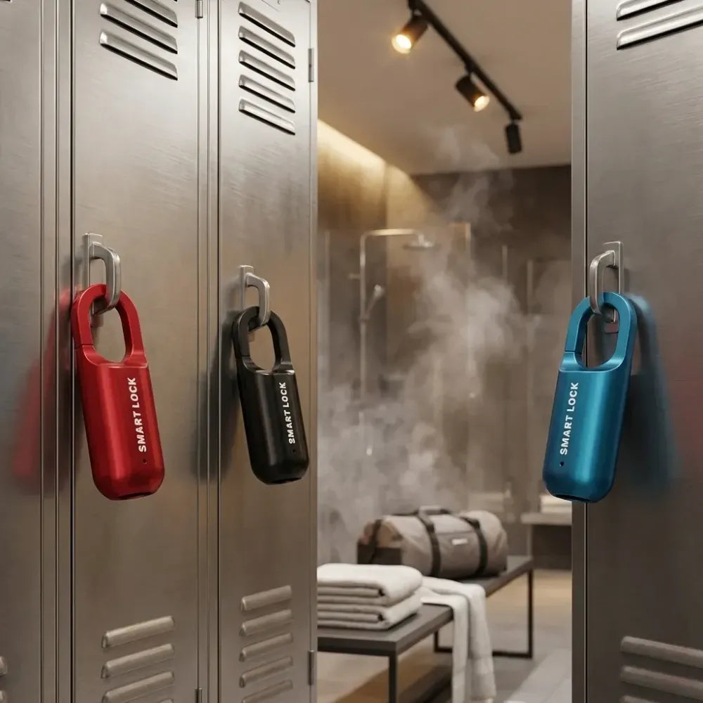Keyless fingerprint padlock – secure & portable - home improvement